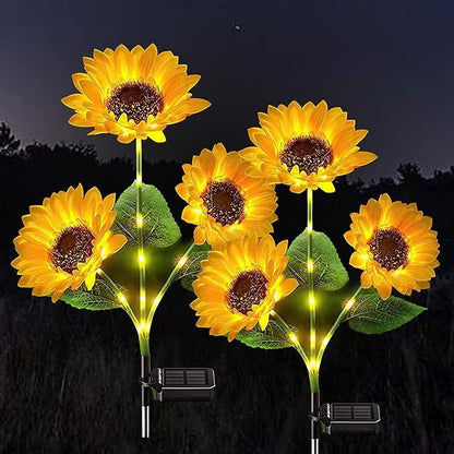 Sunflower Solar Lights – Auto On/Off