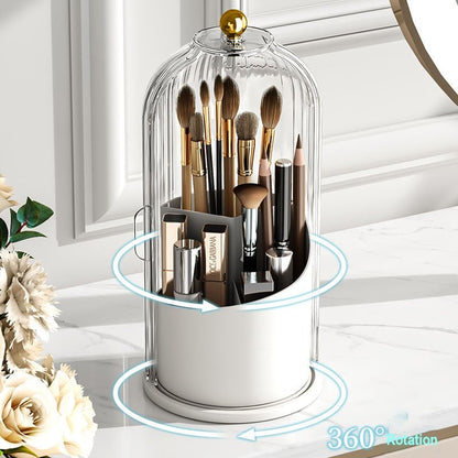 Sliding Lid Toothbrush Organizer