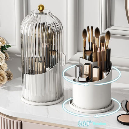 Sliding Lid Toothbrush Organizer