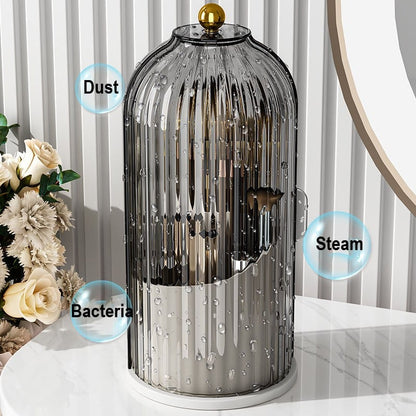Sliding Lid Toothbrush Organizer