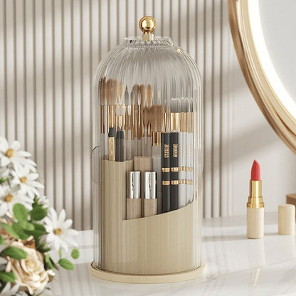 Sliding Lid Toothbrush Organizer