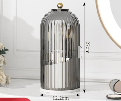 Sliding Lid Toothbrush Organizer
