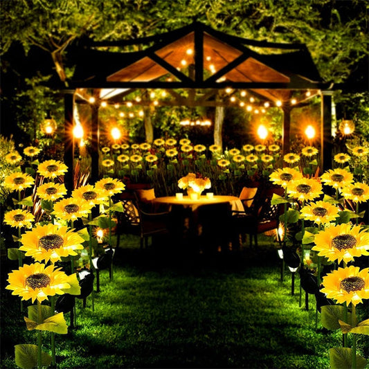 Sunflower Solar Lights – Auto On/Off