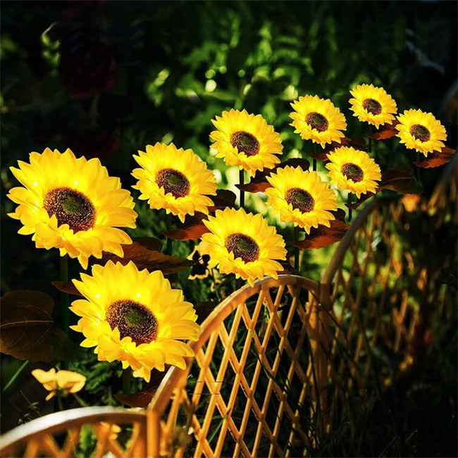 Sunflower Solar Lights – Auto On/Off