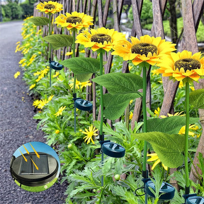 Sunflower Solar Lights – Auto On/Off