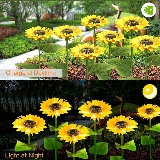 Sunflower Solar Lights – Auto On/Off