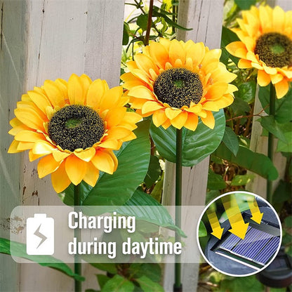 Sunflower Solar Lights – Auto On/Off