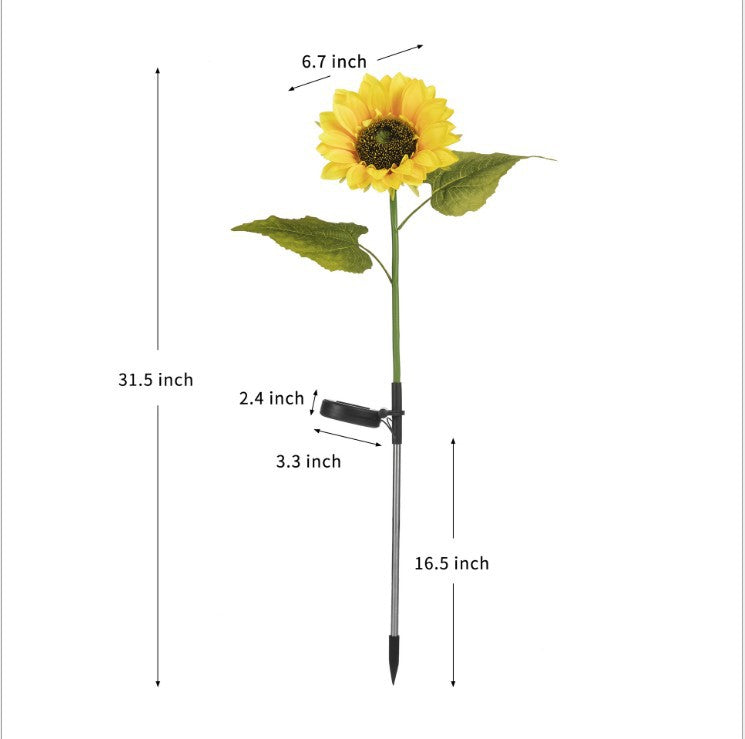 Sunflower Solar Lights – Auto On/Off
