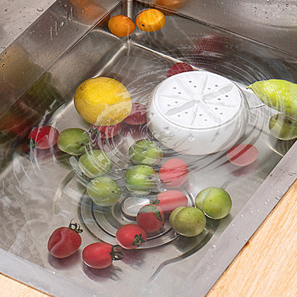 Efficient portable fruit and vegetable washing machines