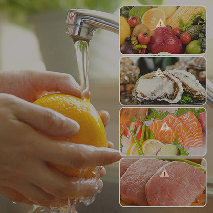 Efficient portable fruit and vegetable washing machines