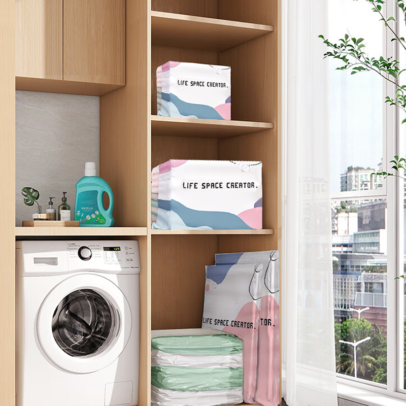 No‑Pump Vacuum Storage Bags