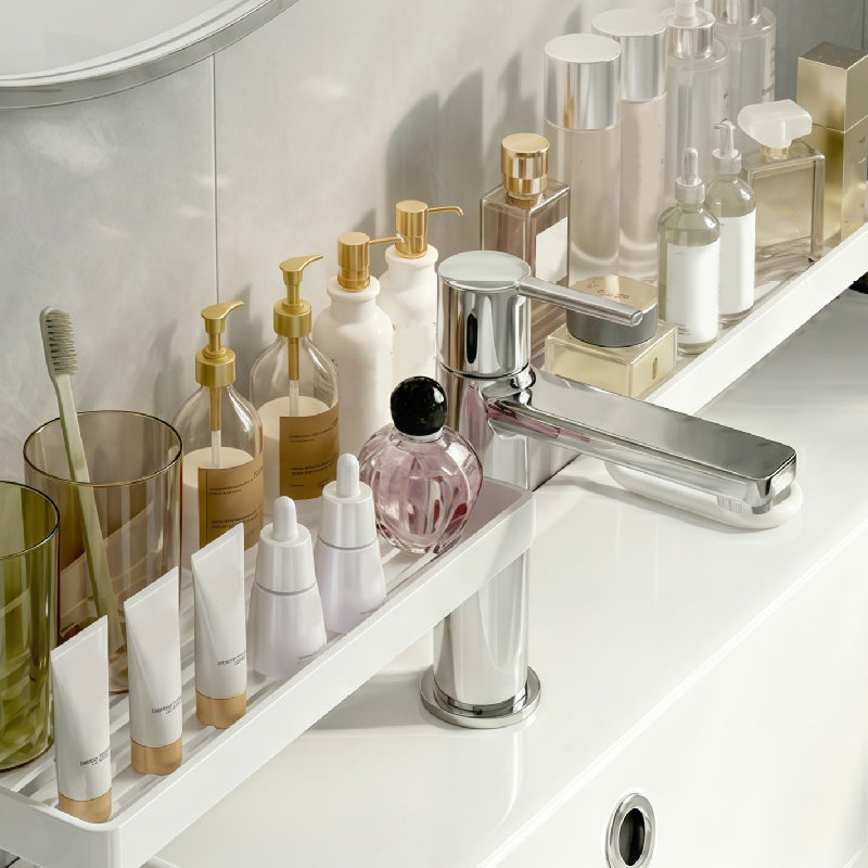 No-Drill Kitchen Sink Sponge Holder & Drain Rack