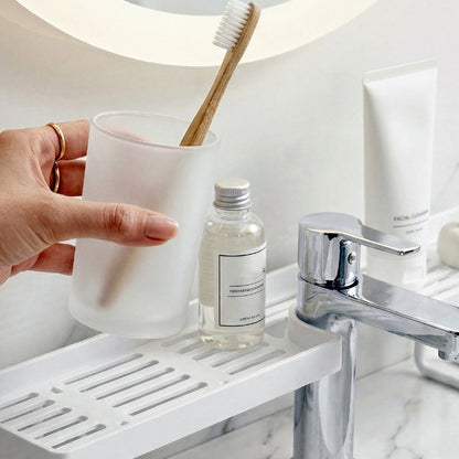 No-Drill Kitchen Sink Sponge Holder & Drain Rack