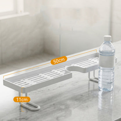 No-Drill Kitchen Sink Sponge Holder & Drain Rack