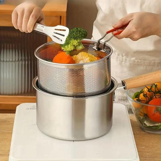 304 Stainless Steel Frying Pot