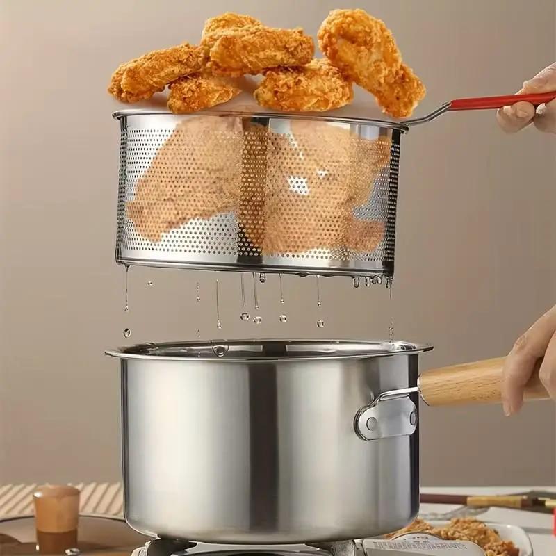 304 Stainless Steel Frying Pot