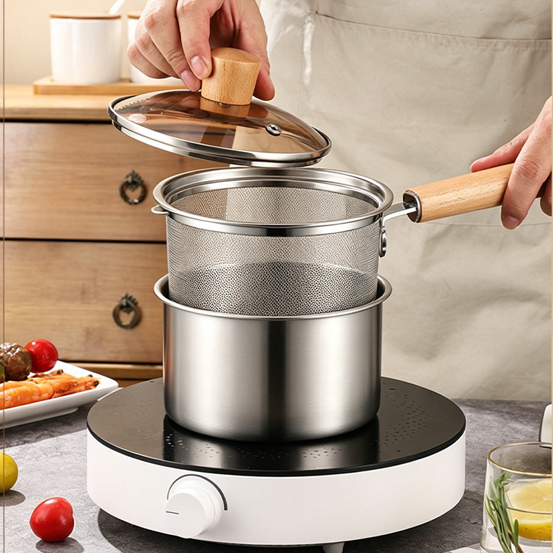 304 Stainless Steel Frying Pot